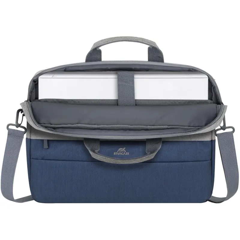 Rivacase 7532 Laptop Bag 15.6  grey/dark blue