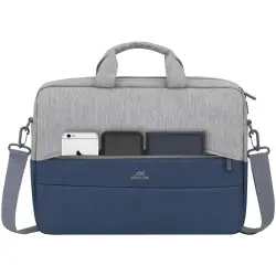 Rivacase 7532 Laptop Bag 15.6  grey/dark blue