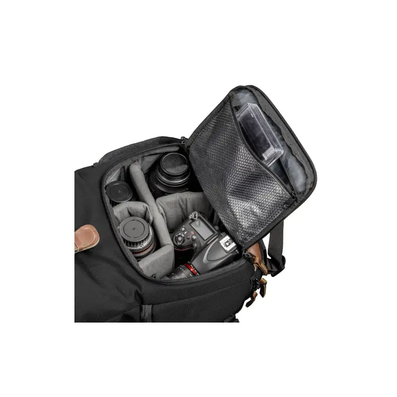 mantona Fotorucksack Luis junior czarny Retro