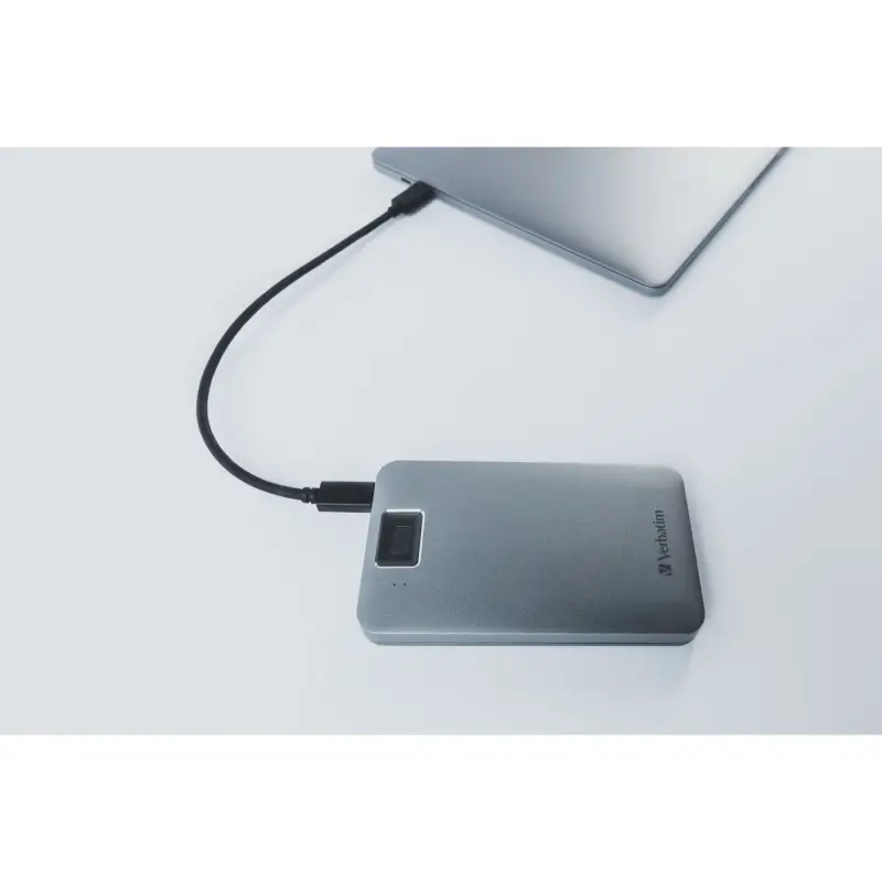 Verbatim Fingerprint Secure  1TB USB 3.2 Gen 1 USB-C 2,5