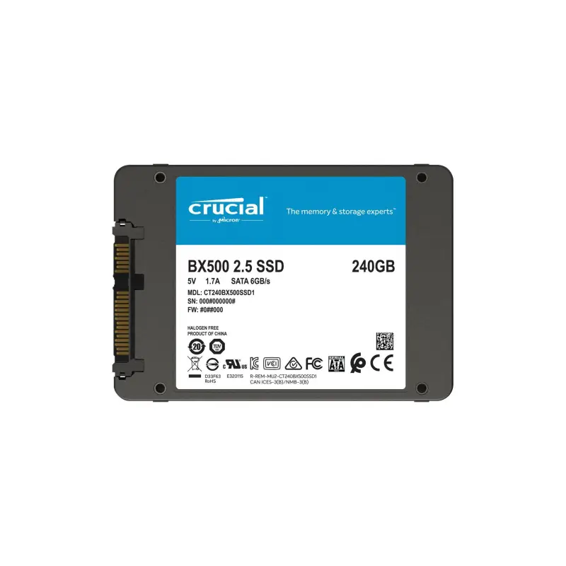 Crucial BX500              240GB 2,5  SSD