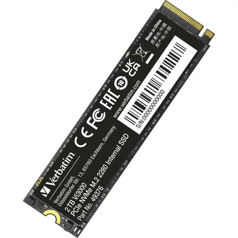 Verbatim Vi3000 M.2 SSD      2TB PCIe NVMe                  49376