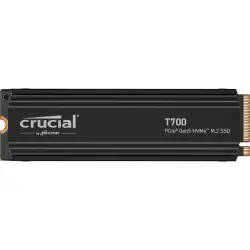 Crucial T700 with heatsink   1TB PCIe Gen5 NVMe M.2 SSD