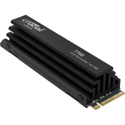 Crucial T700 with heatsink   2TB PCIe Gen5 NVMe M.2 SSD