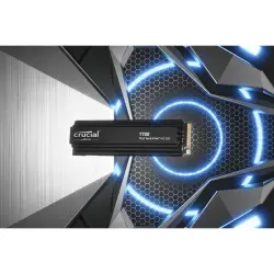 Crucial T700 with heatsink   2TB PCIe Gen5 NVMe M.2 SSD