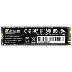 Verbatim Vi5000 M.2 SSD      1TB PCIe4 NVMe                 31826