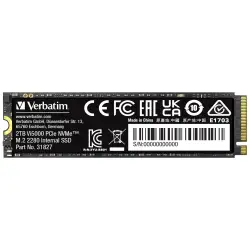 Verbatim Vi5000 M.2 SSD      2TB PCIe4 NVMe                 31827