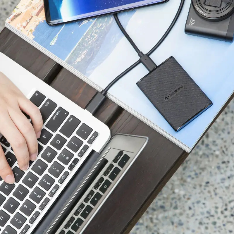 Transcend SSD ESD270C      250GB USB-C USB 3.1 Gen 2