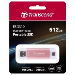 Transcend SSD ESD310P      512GB USB-C