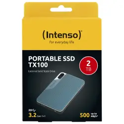 Intenso externe SSD TX100    2TB USB 3.2 Gen 1x1 grey-blue