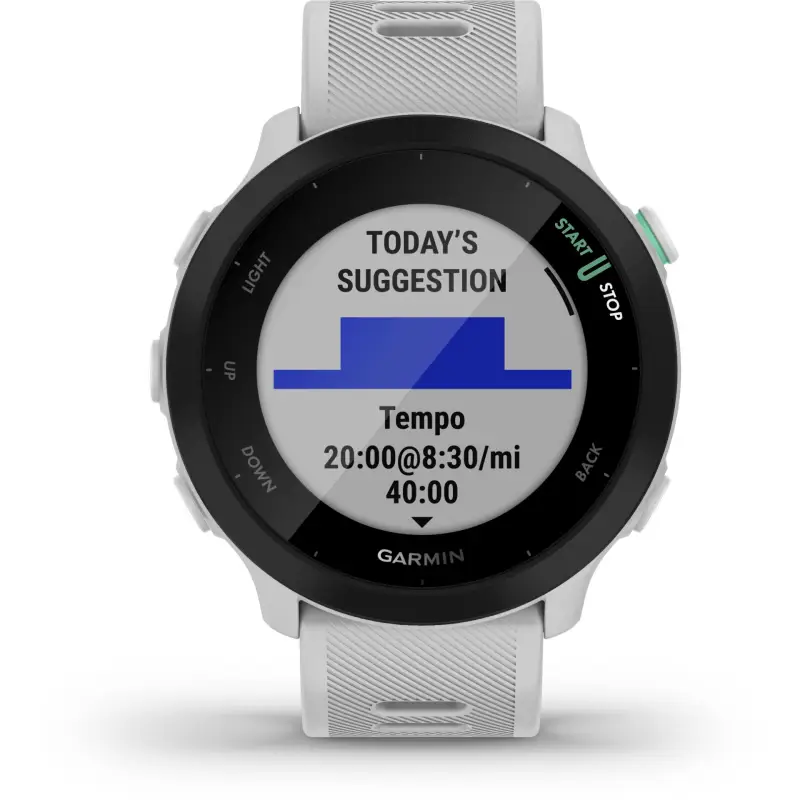 Garmin Forerunner 55 bialy