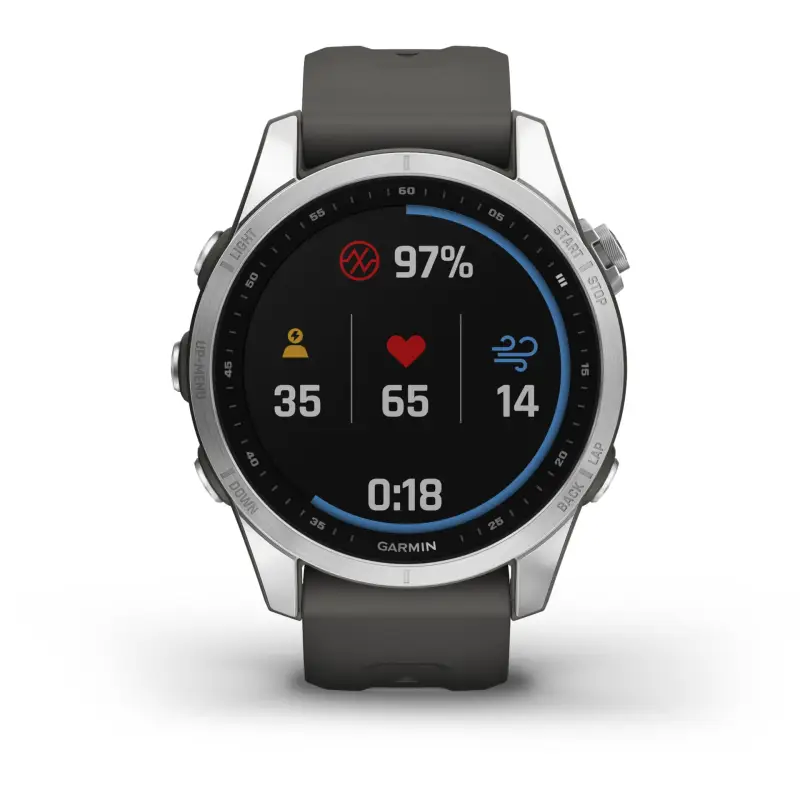 Garmin fenix 7S grafitowy/srebrny