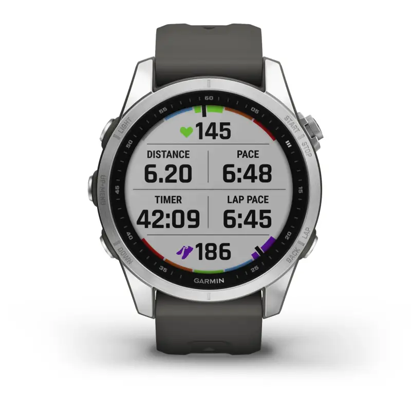 Garmin fenix 7S grafitowy/srebrny