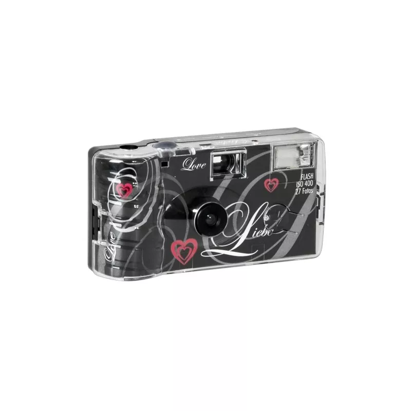 Single use Kamera Flash 400 27 Love  czarny