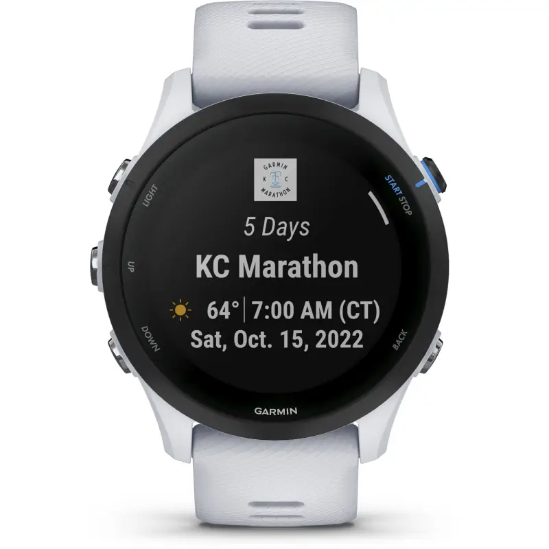 Garmin Forerunner 255 Music bialy/czarny