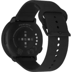 Polar Unite Black S-L Silicone Wristband with Pin Buckle