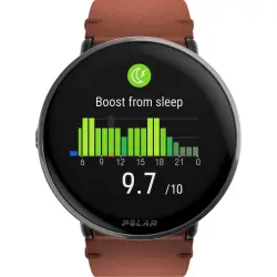 Polar Ignite 3 Titanium Leather- and Silicone Band