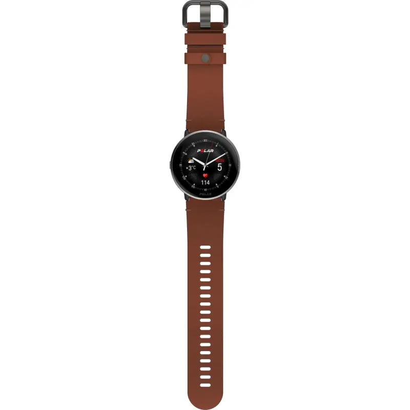 Polar Ignite 3 Titanium Leather- and Silicone Band