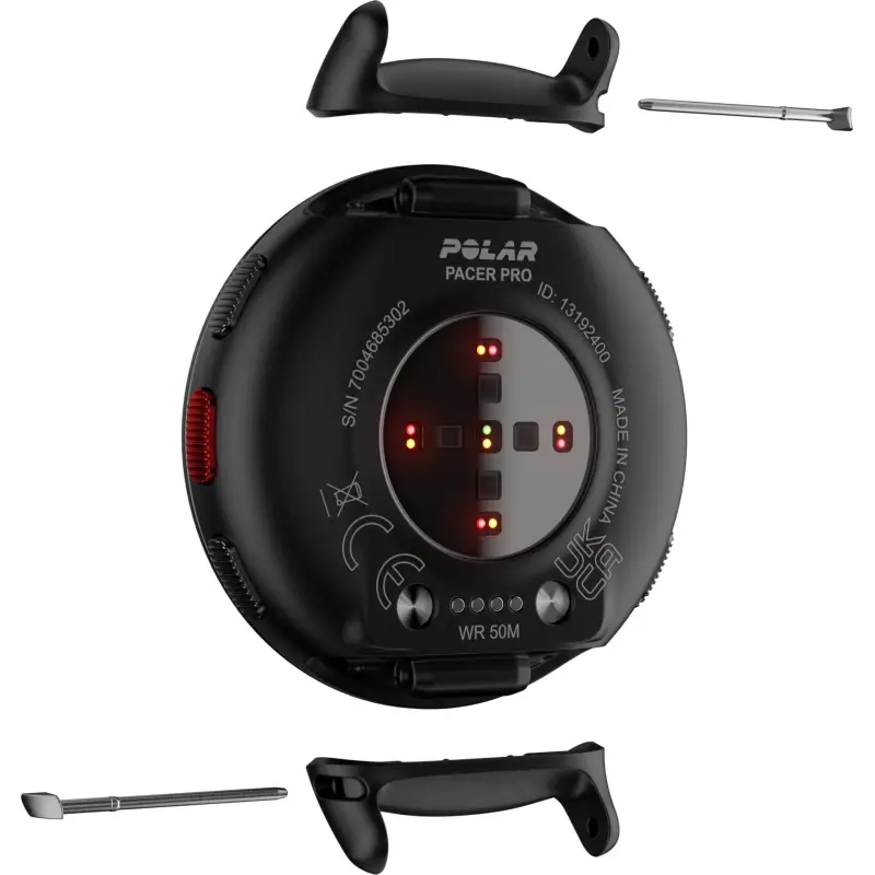 Polar Pacer PRO HR grey/black   M/L