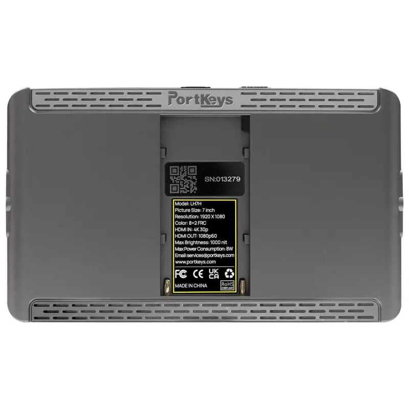 Portkeys LH7H 7 Inch Touchscreen Monitor with 1000 Nits