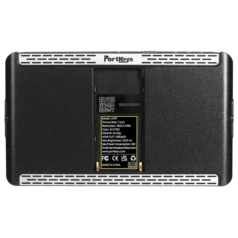 Portkeys LH7P 7 Inch black Touchscreen Monitor