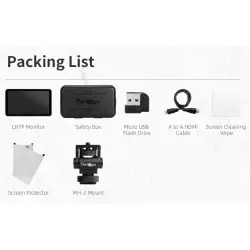 Portkeys LH7P 7 Inch black Touchscreen Monitor