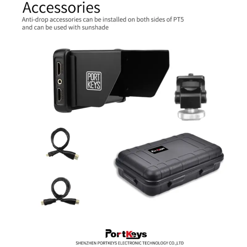 Portkeys PT5 II 5 Inch 4K HDMI Touchscreen Monitor