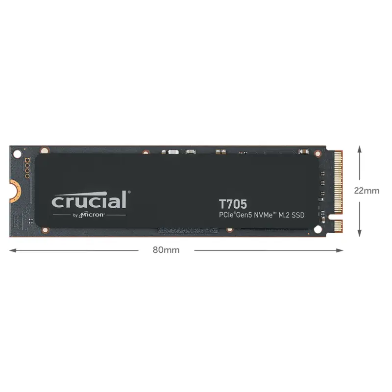Crucial T705                 4TB PCIe Gen5 NVMe M.2 SSD