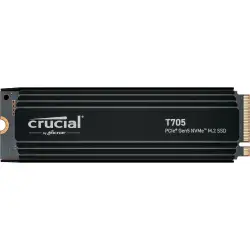 Crucial T705 with heatsink   1TB PCIe Gen5 NVMe M.2 SSD