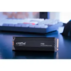 Crucial T705 with heatsink   1TB PCIe Gen5 NVMe M.2 SSD
