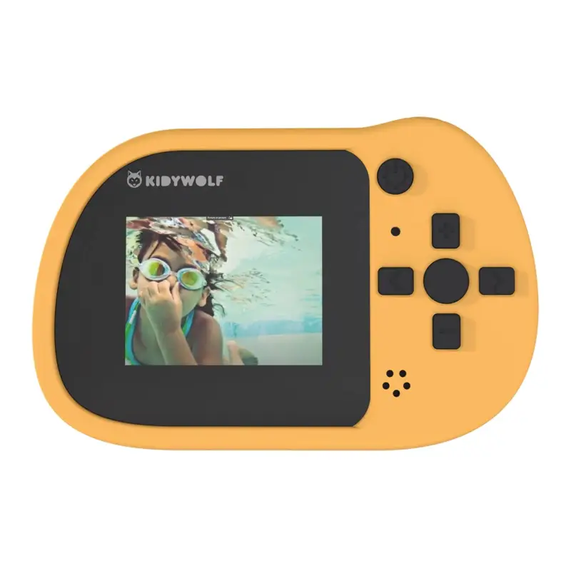 Kidywolf Foto- und Videokamera gelb