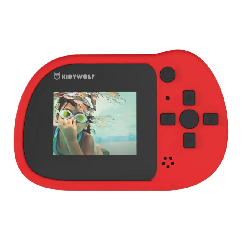 Kidywolf Foto- und Videokamera rot