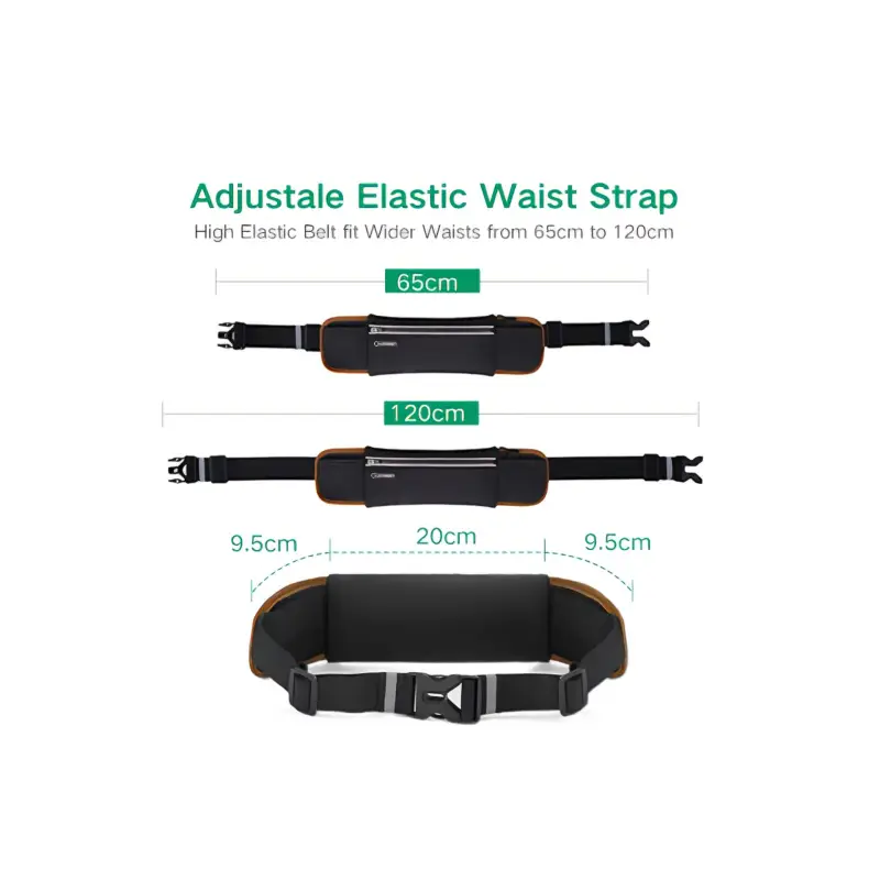 UGREEN Outdoor Running Waist Belt Pack Black
