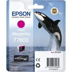 Epson ink cartridge vivid magenta T 7603 N