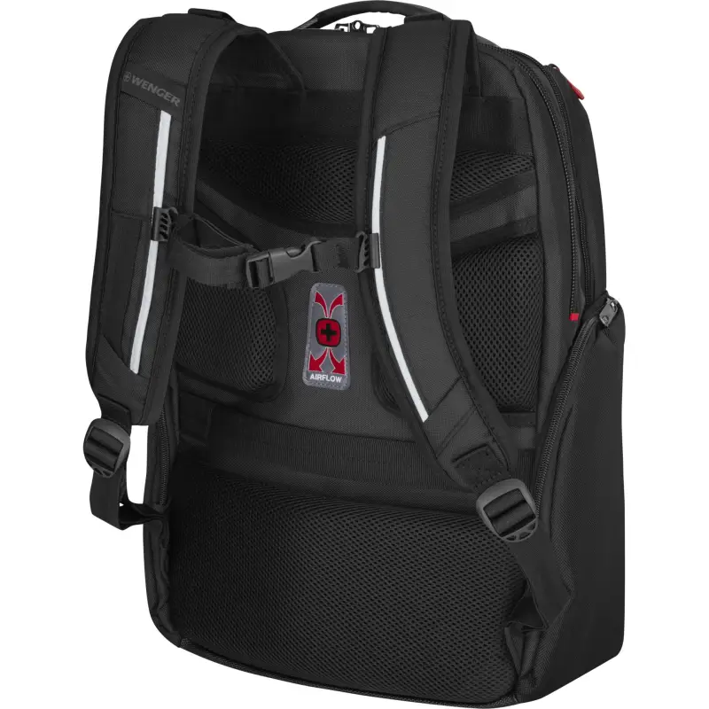 Wenger Meteor 17  Laptop Rucksack mit Tablet-Fach Black