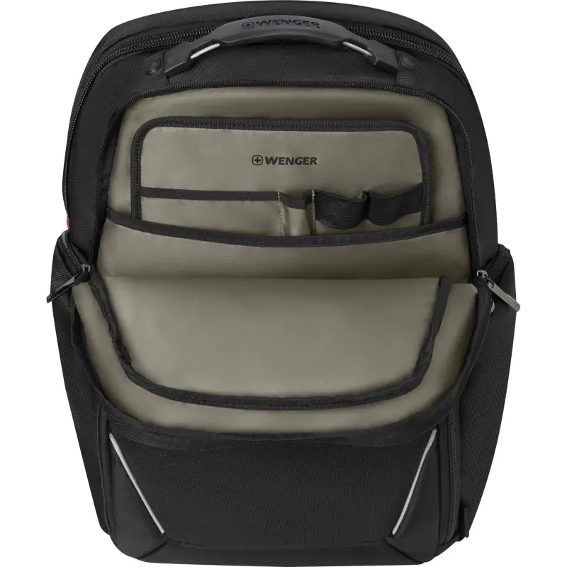Wenger Meteor 17  Laptop Rucksack mit Tablet-Fach Black