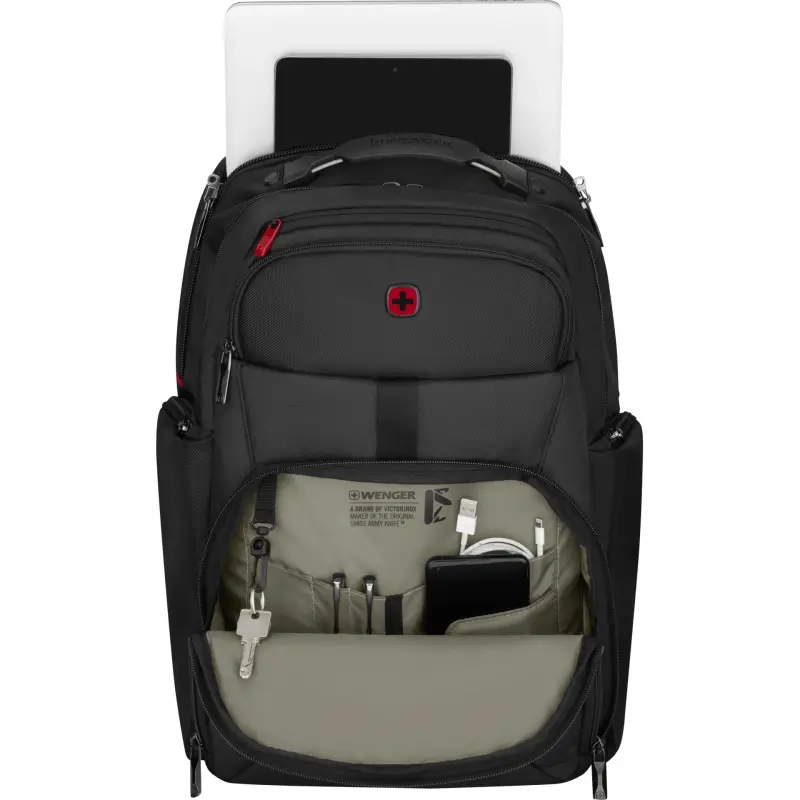 Wenger Meteor 17  Laptop Rucksack mit Tablet-Fach Black