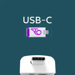Philips USB 3.2             64GB Click Series Gen 1 USB-C