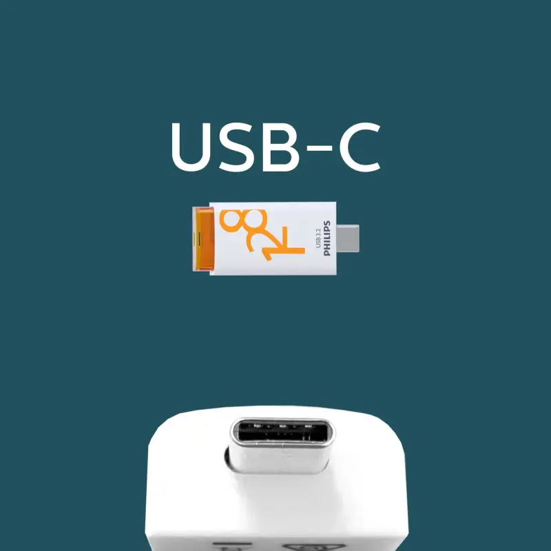 Philips USB 3.2            128GB Click Series Gen 1 USB-C