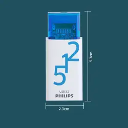 Philips USB 3.2            512GB Click Series Gen 1 USB-C