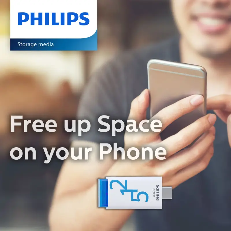 Philips USB 3.2            512GB Click Series Gen 1 USB-C