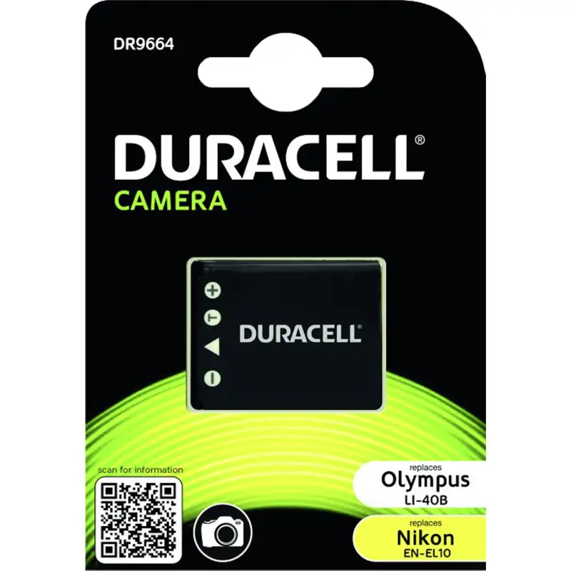Duracell akum. lit.-jon. 700mAh do Olympus Li-40B/Nikon EN-EL10