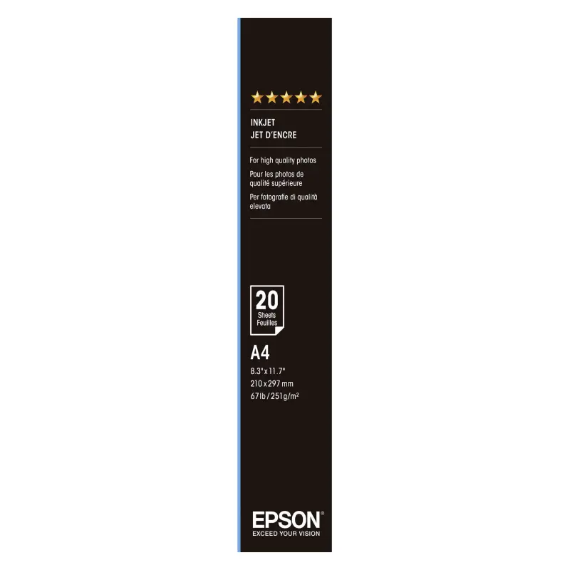 Epson Premium Semigloss Photo A 4, 251 g, 20 kartek S 041332