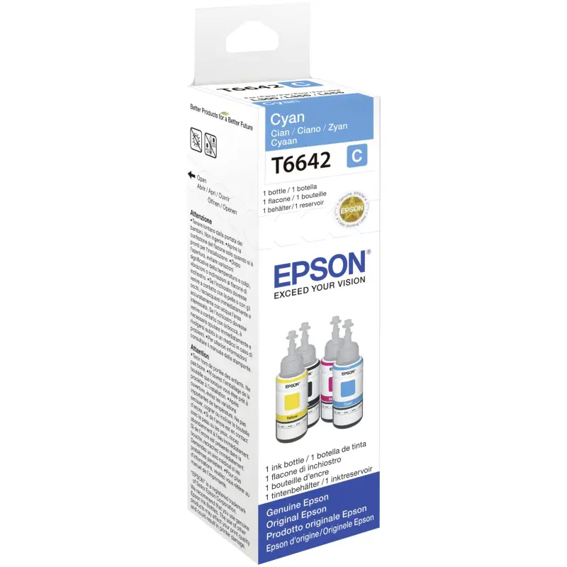 Epson tusz cyan T 664 70 ml    T 6642