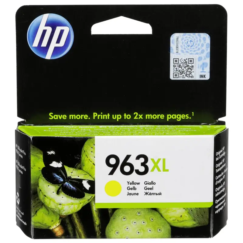 HP 3JA29AE Tusz zolty nr 963 XL