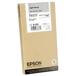 Epson Tusz jasny czarny  T 653 200 ml      T 6537
