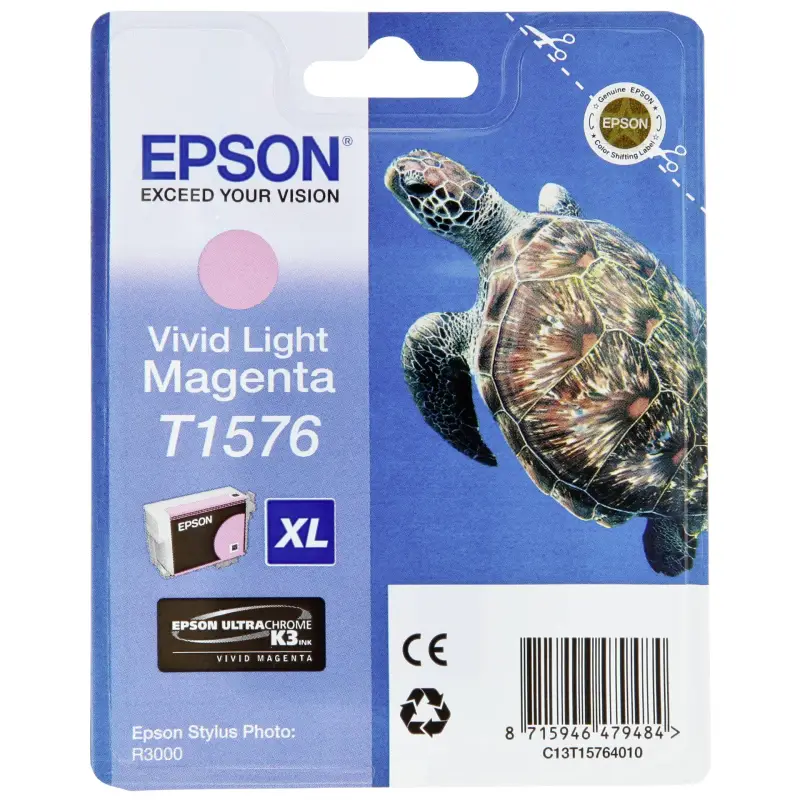 Epson Tusz vivid jasny magenta T 157  T 1576