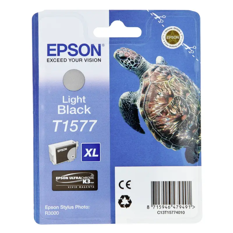 Epson Tusz jasny czarny  T 157  T 1577