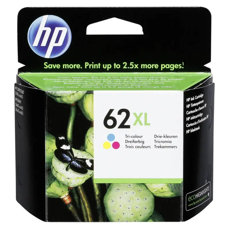 HP C2P07AE Tusz 3 kolory No. 62 XL