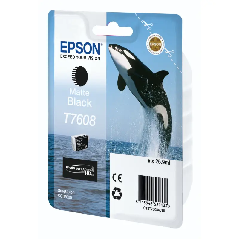 Epson Tintenpatrone matte black T 7608N
